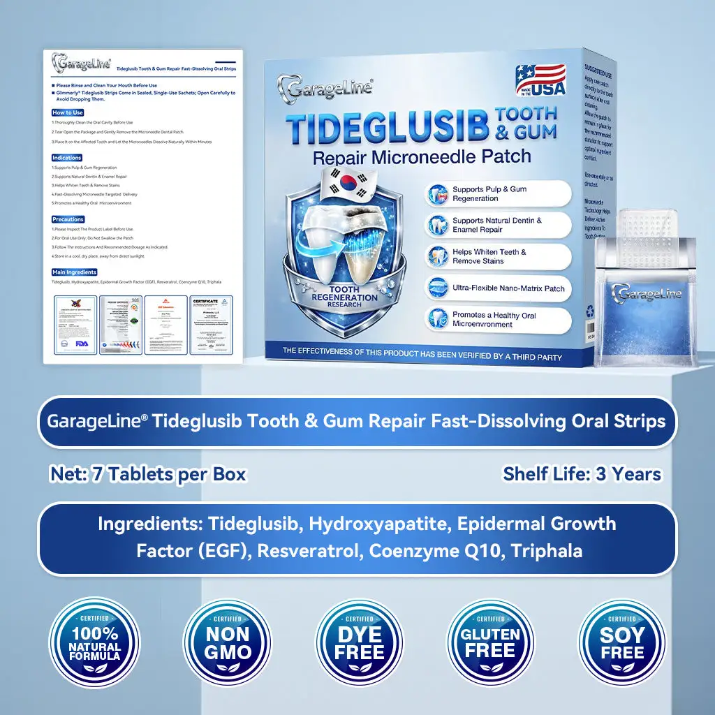 Tideglusib Fast‑Dissolving Tooth & Gum Repair Oral Strips - Image 16