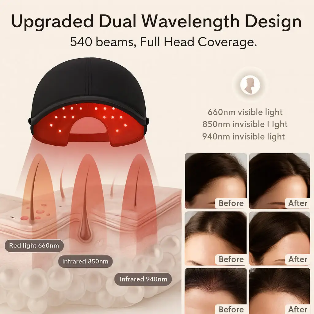 Hair Growth Cap — Regrow Thicker Hair in 90 Days - Image 10