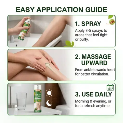 Light Legs Swelling & Circulation Relief Spray - Image 9