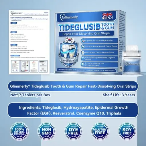 Tideglusib Fast‑Dissolving Tooth & Gum Repair Oral Strips - Image 17