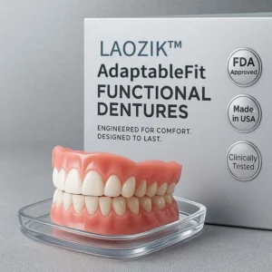 Alternative view of AdaptableFit Functional Dentures