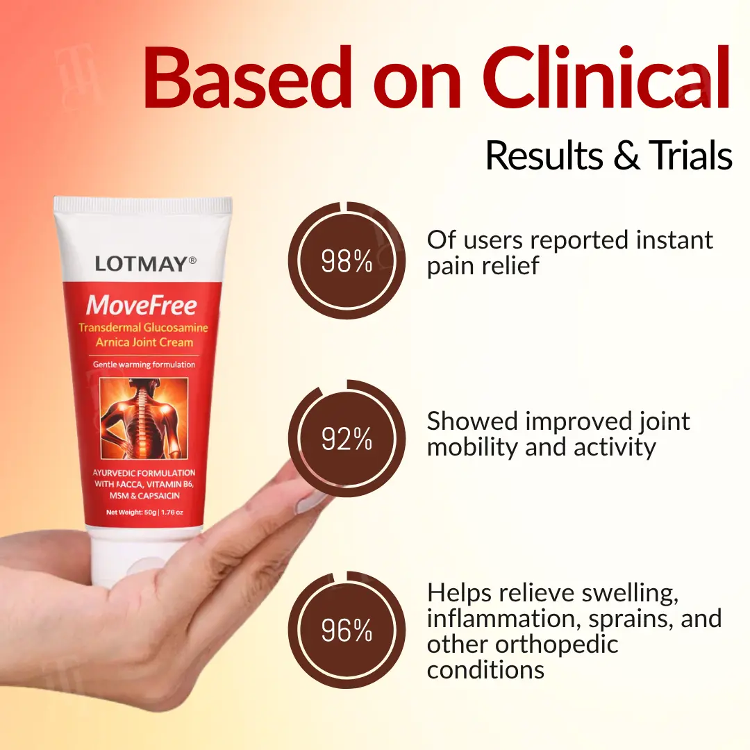LOTMAY ® MoveFree Transdermal Glucosamine Arnica Joint Cream - Image 3