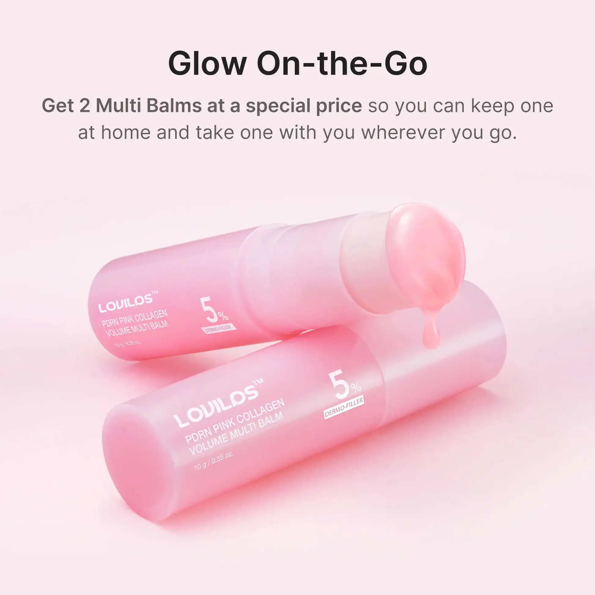 LOVILDS PDRN & Pink Collagen Solid Serum Multi-Stick - Image 6