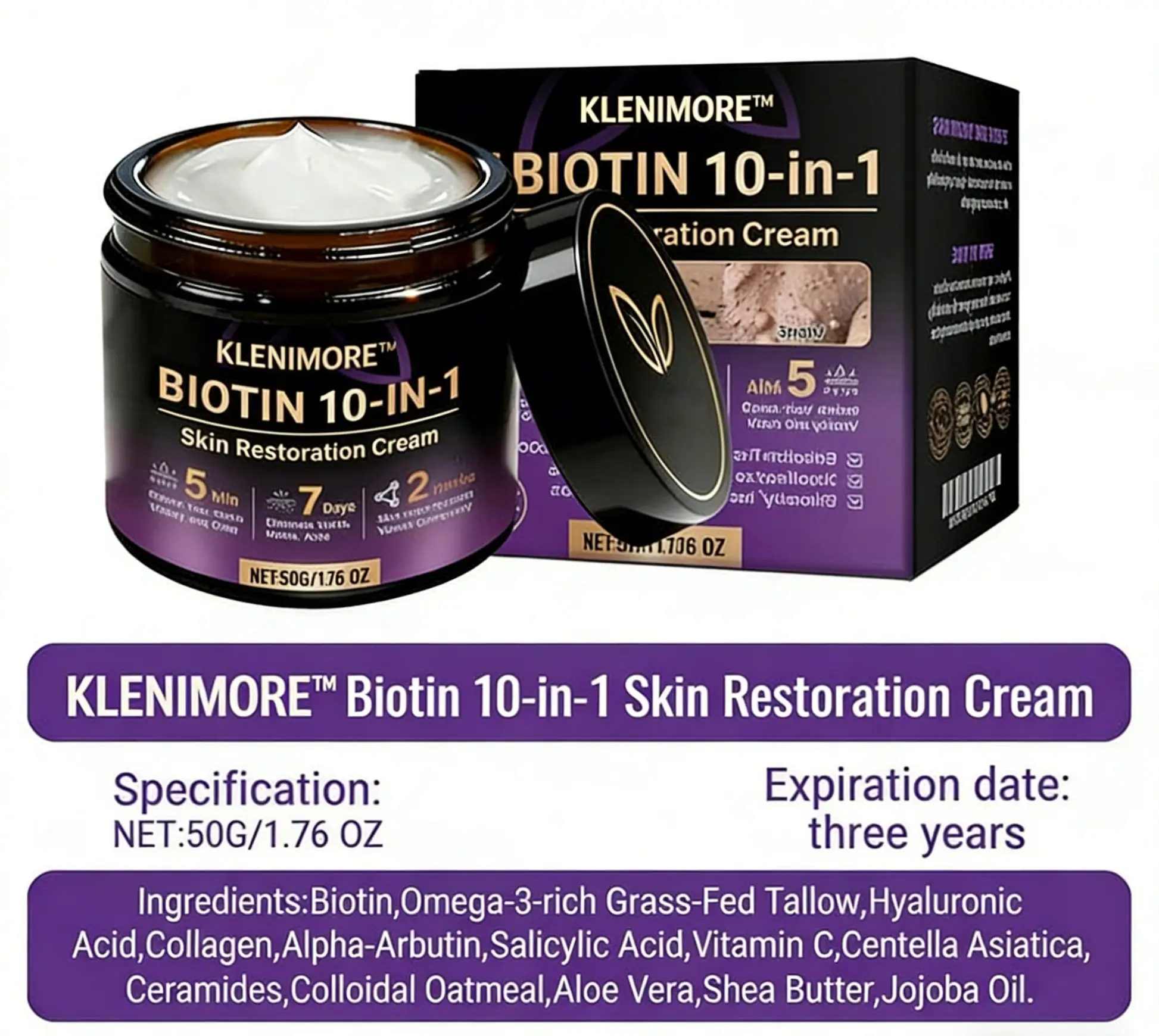 Biotin 10-in-1 Skin Restoration Cream - Image 17