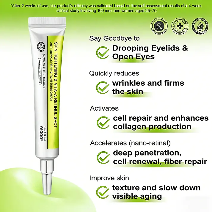 Skin Tightening & Vita-A Retinol Retinol shot Anti-Wrinkle Firming Tightening cream - Image 3