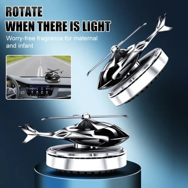 Metal Solar Helicopter Air Freshener - Image 5