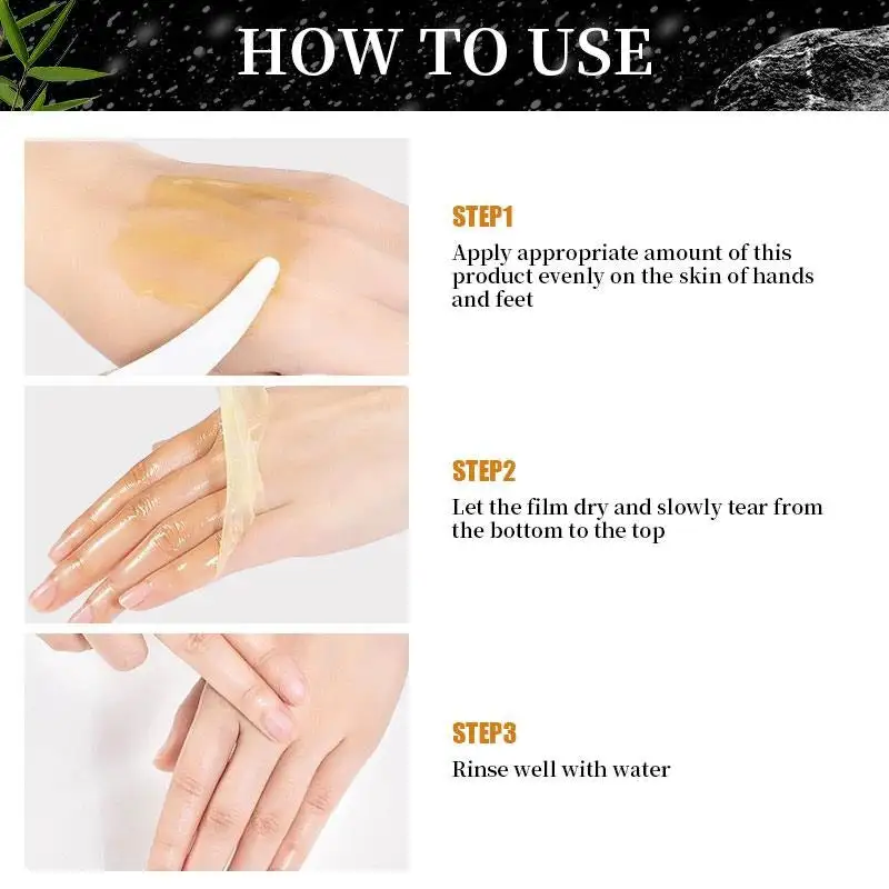 Peel-Off Hand Mask - Smooth & Hydrate Hands & Feet in 3 Simple Steps - Image 9