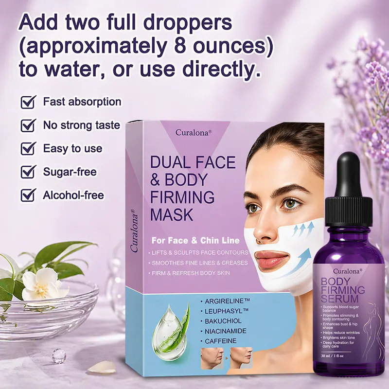 2-in-1 Bakuchiol Peptide Lifting Mask + Firming Body Serum - Image 16