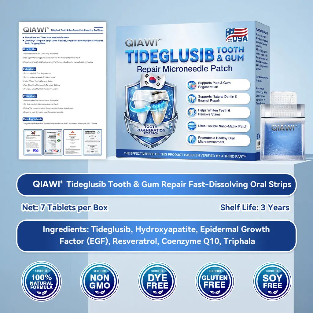 Tideglusib Fast‑Dissolving Tooth & Gum Repair Oral Strips - Image 15