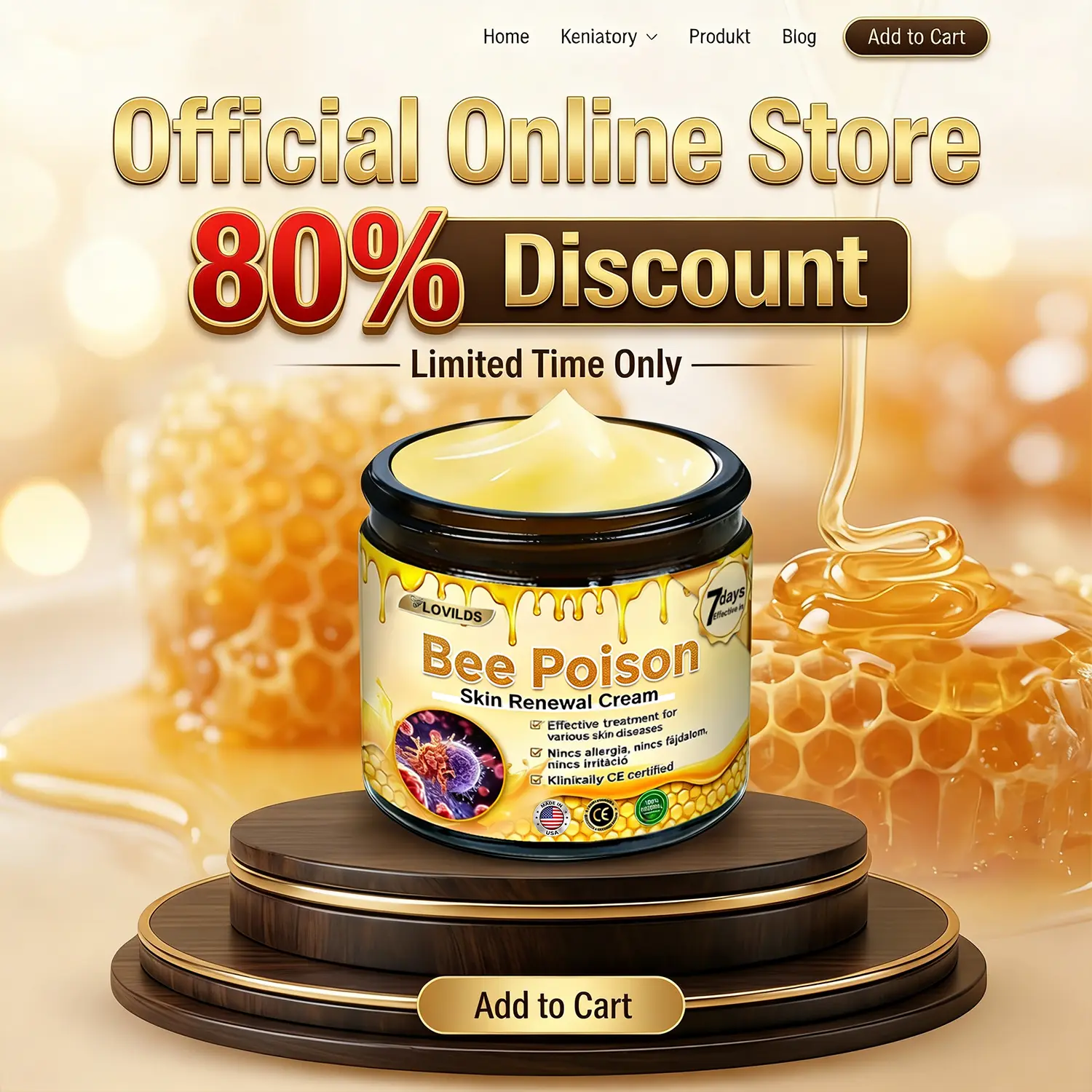 Bee Poison Skin Renewal Cream