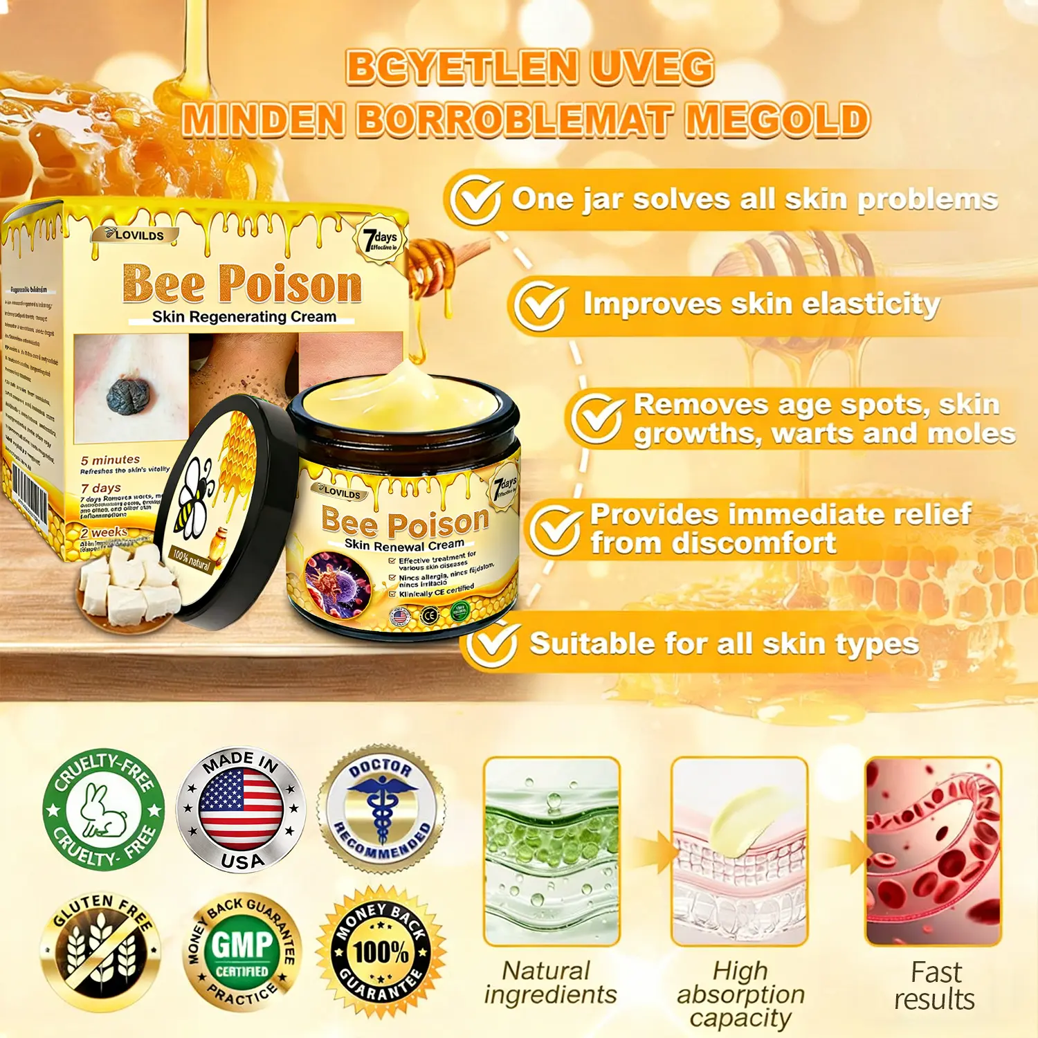 Bee Poison Skin Renewal Cream - Image 12