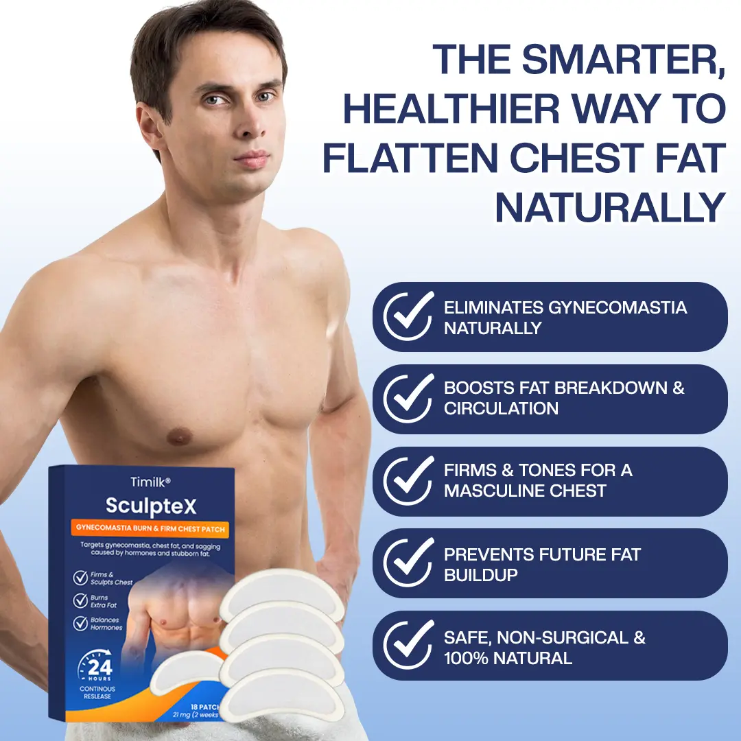 SculptXX Gynecomastia Burn & Firm Chest Patch - Image 7