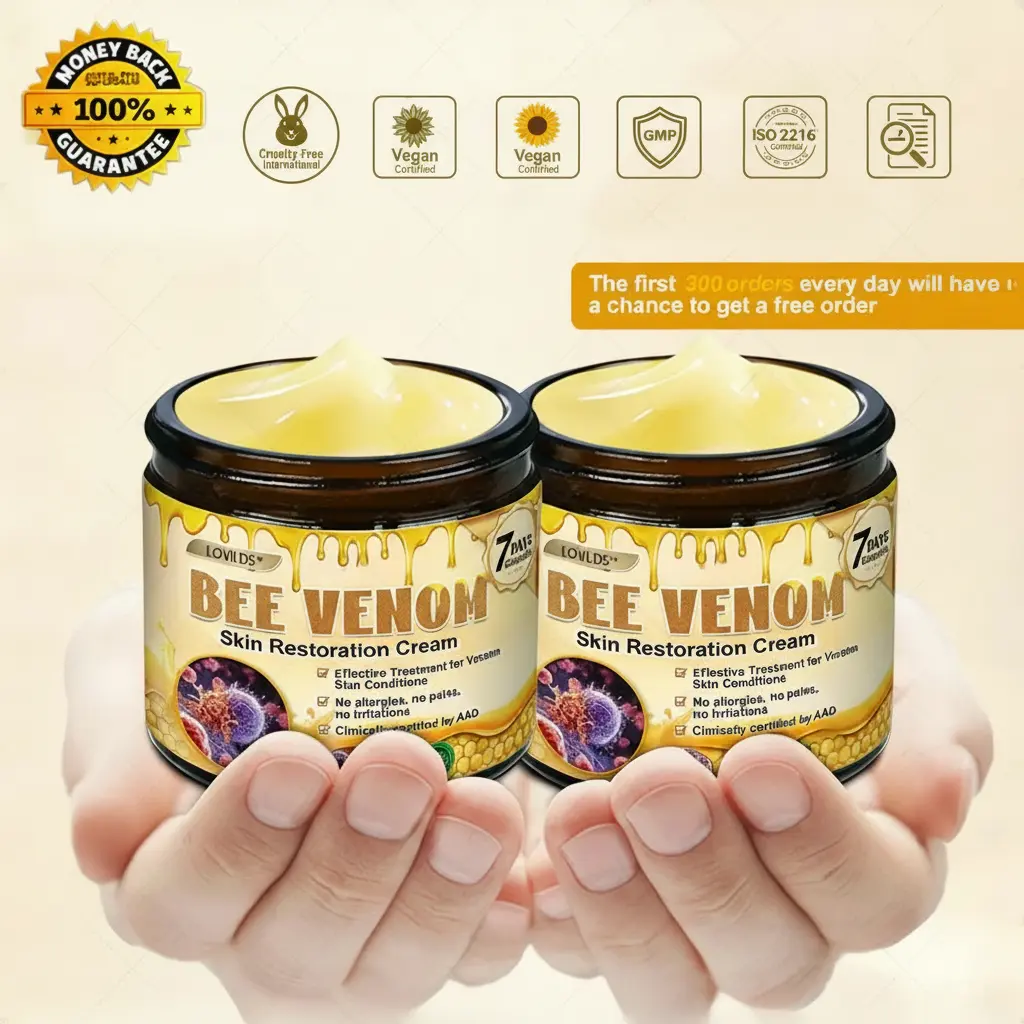 USA’s #1 Bee Venom Skin Restoration Cream