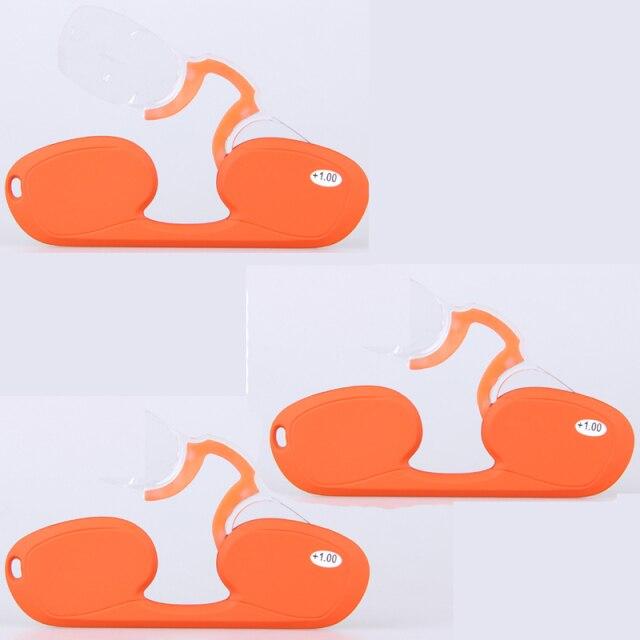 Portable Mini Nose Clip Reading Glasses - Image 14