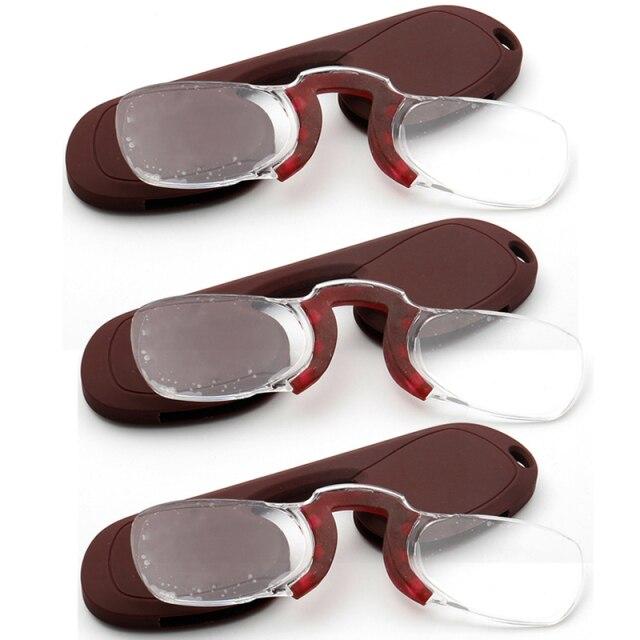 Portable Mini Nose Clip Reading Glasses - Image 18