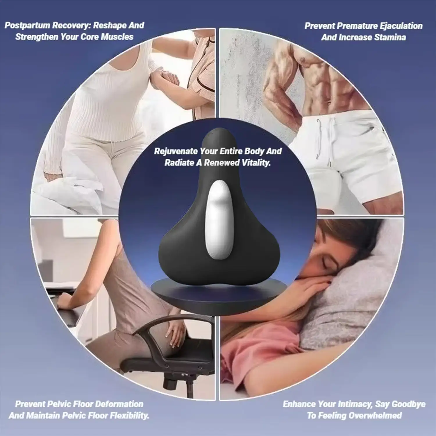 SUPTRUCK Upgraded Pelvic Floor Automatic Vibrating Performance Trainer - Image 8