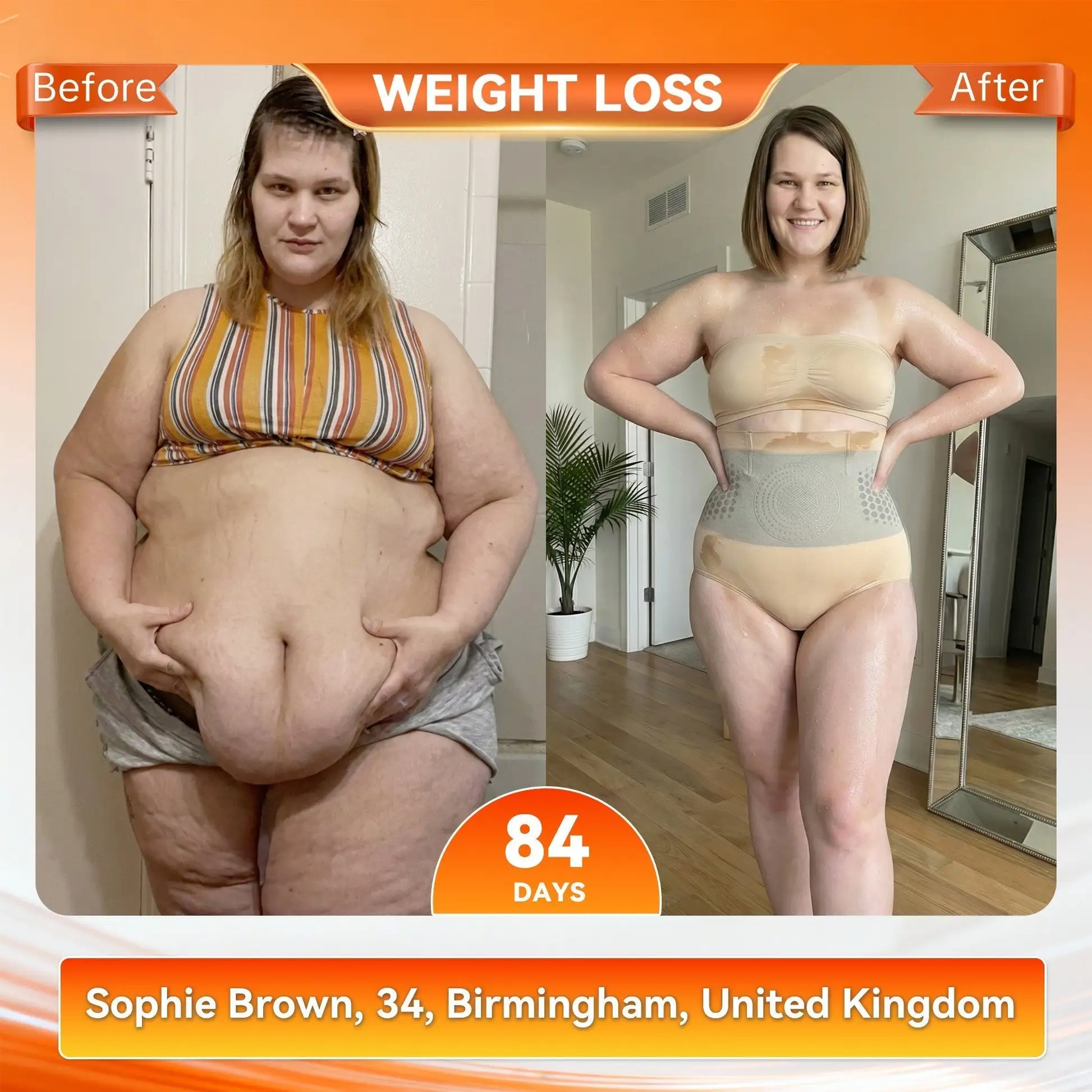 𝐌𝐨𝐫𝐢𝐧𝐠𝐚 & 𝐁𝐞𝐫𝐛𝐞𝐫𝐢𝐧𝐞 4‑In‑1 Micro‑Particle Sculpting & Fat‑Burn Shorts - Image 3