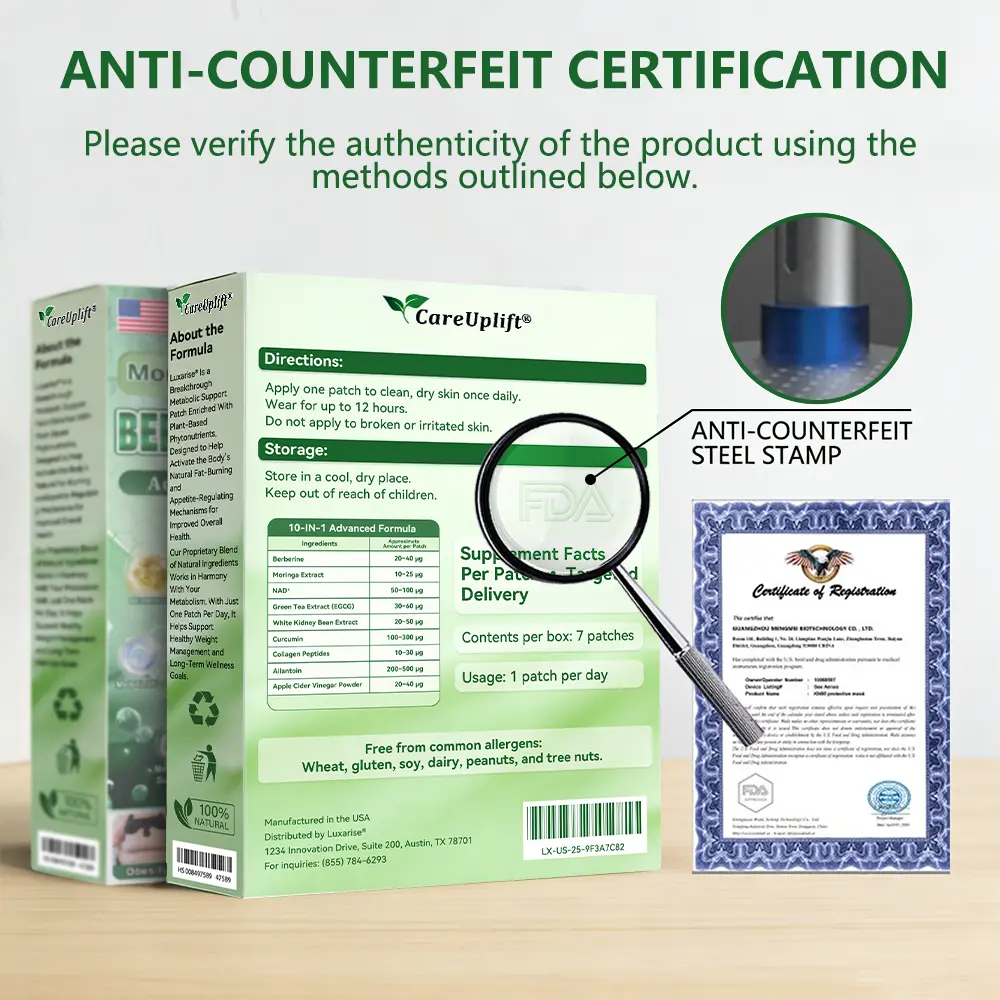 Moringa · Berberine × NAD+ 10-in-1 Slimming & Firming Microneedle Patch - Image 6