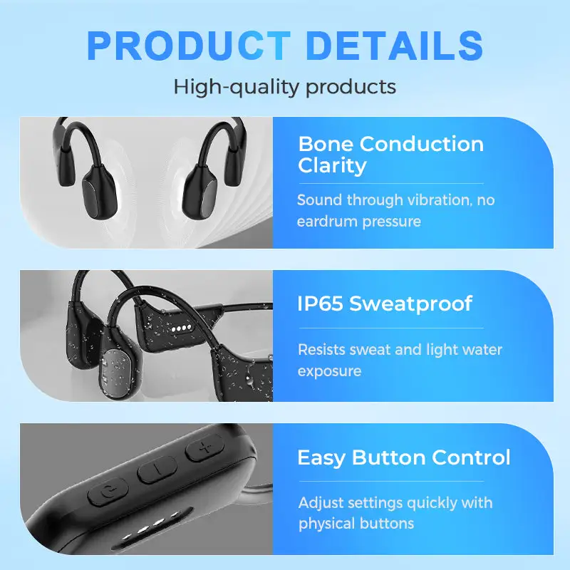 Bone Conduction Smart Hearing Headphones - Image 9