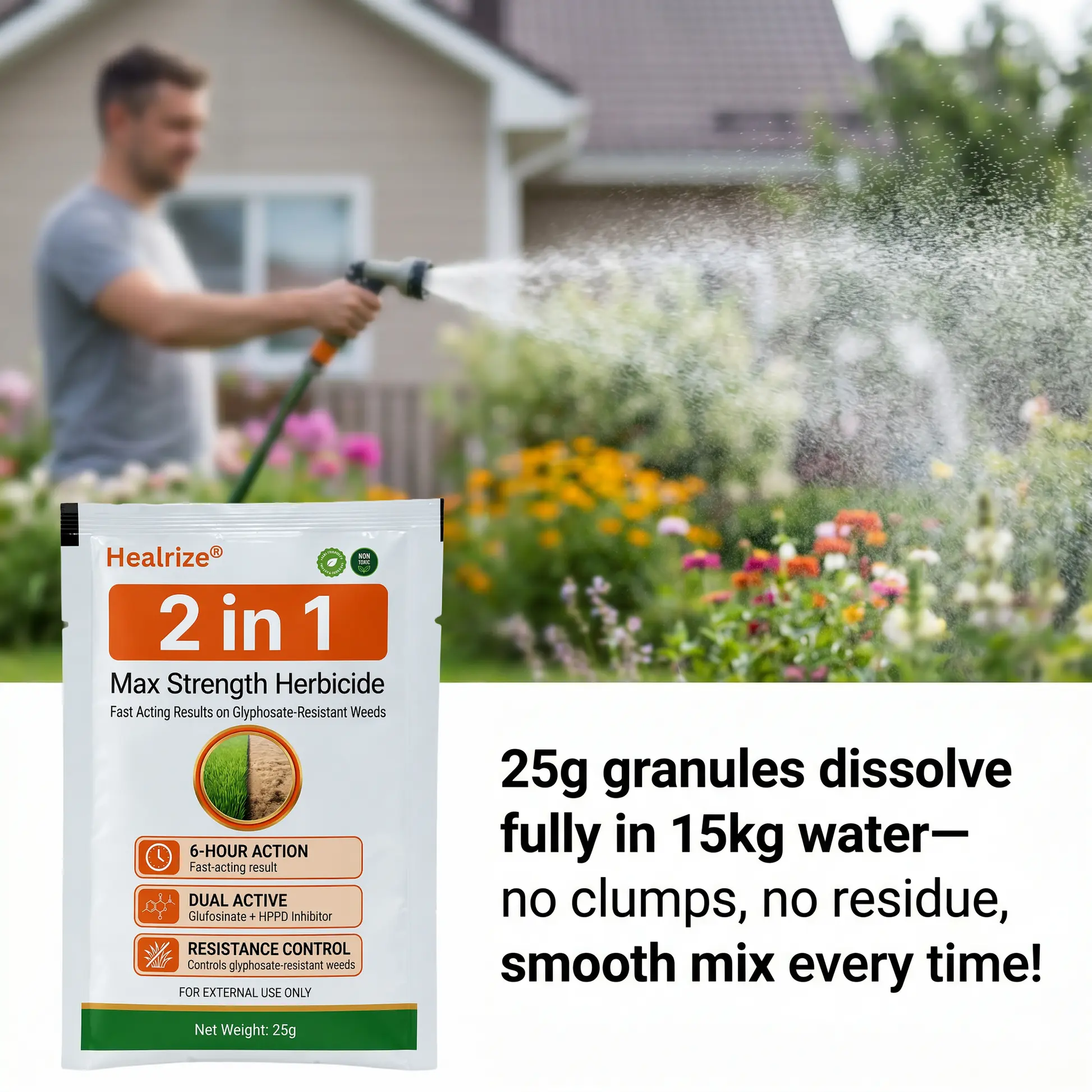 2-in-1 Max Strength Herbicide: Fast Acting Results on Glyphosate-Resistant Weeds - Image 4