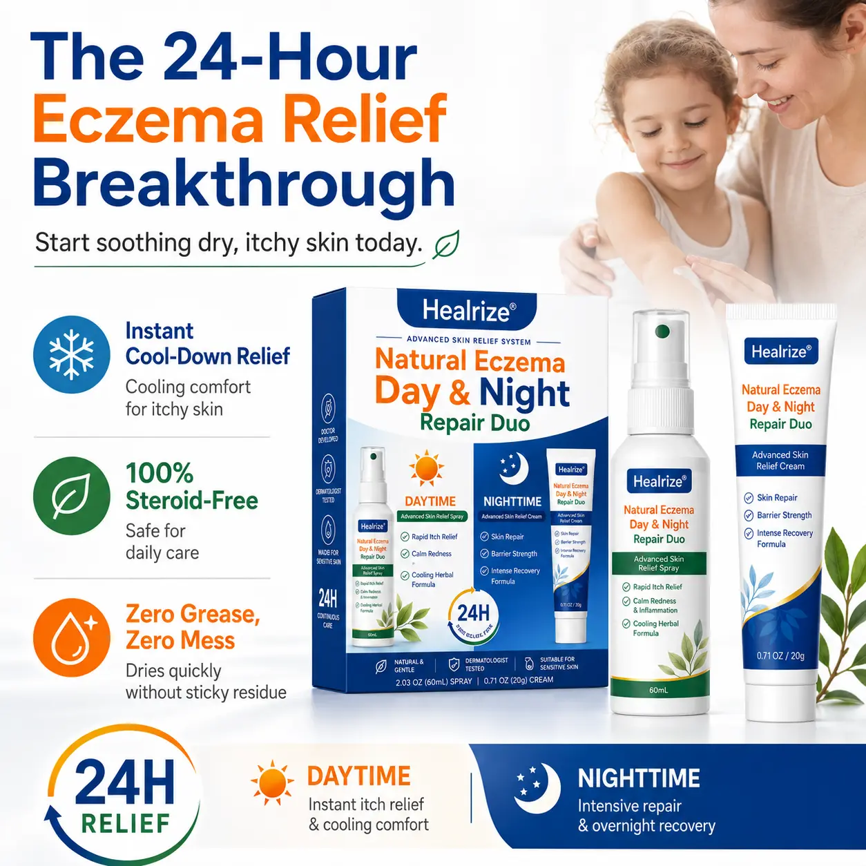 Natural Eczema Day & Night Repair Duo - Image 2