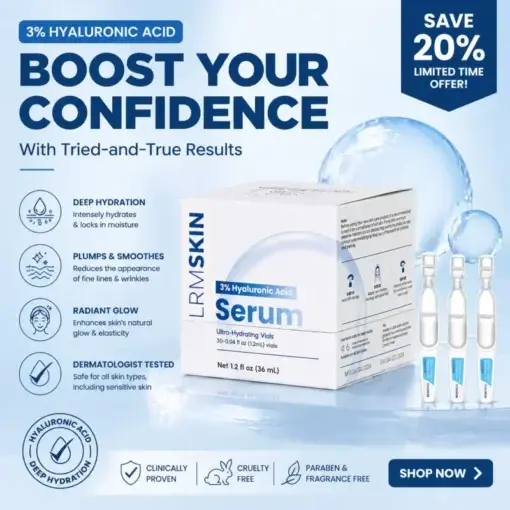 3% Hyaluronic Acid Ultra Hydrating Serum - Image 2