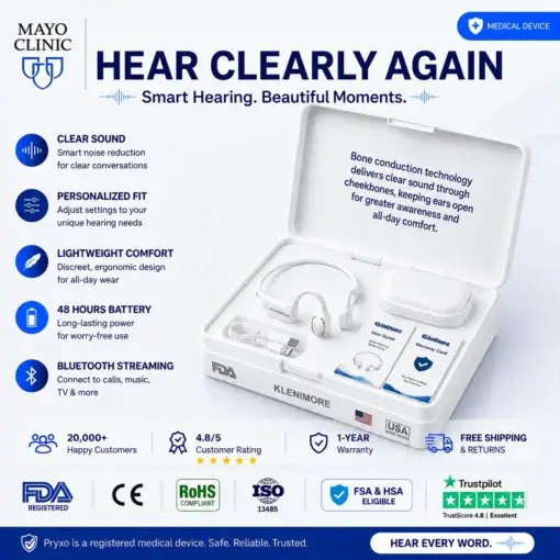 Bone Conduction Smart Hearing Headphones