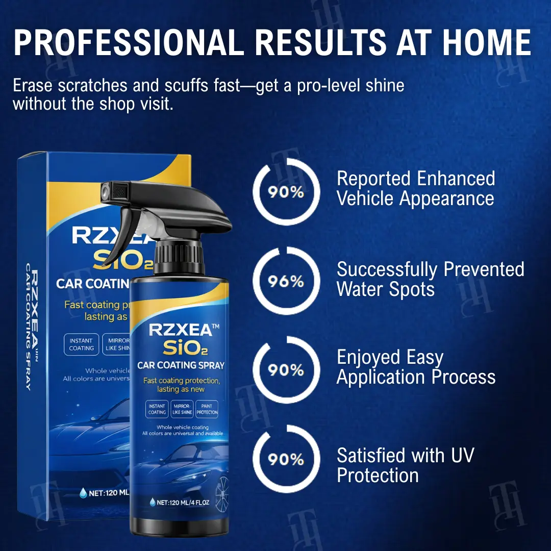 SiO₂ Ceramic Car Coating Spray - Ultimate Hydrophobic Protection & UV Shield - Image 3