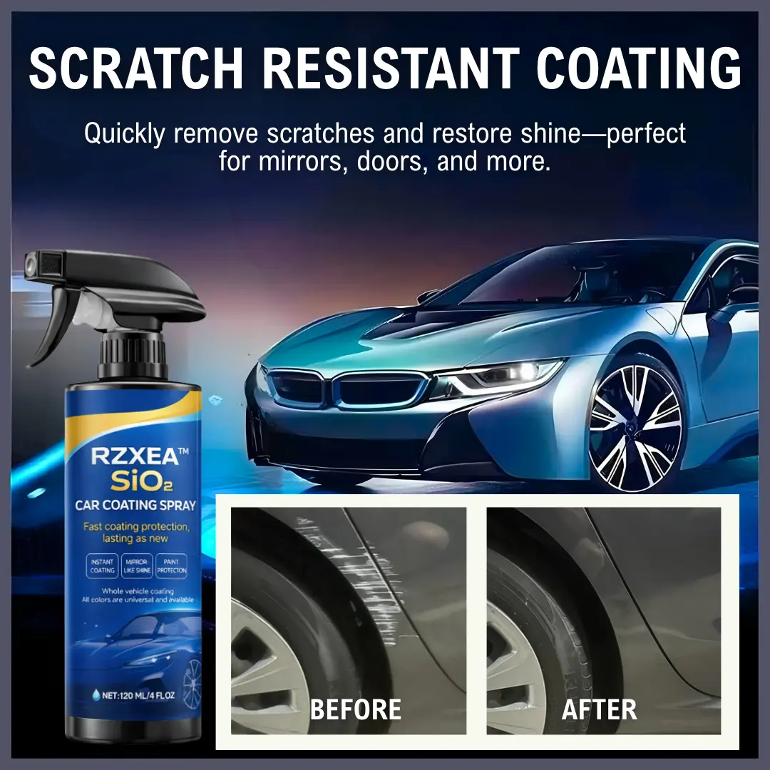 SiO₂ Ceramic Car Coating Spray - Ultimate Hydrophobic Protection & UV Shield - Image 4