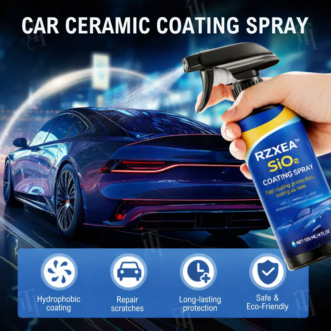 SiO₂ Ceramic Car Coating Spray - Ultimate Hydrophobic Protection & UV Shield - Image 5