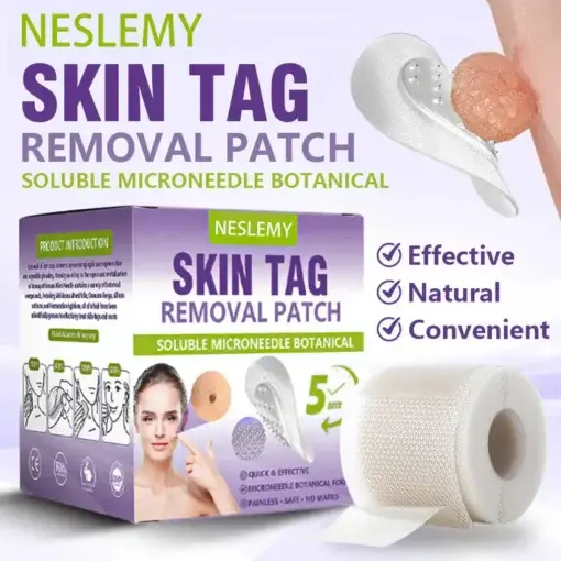 Soluble Microneedle Botanical Skin Tag Removal Patch - Image 2