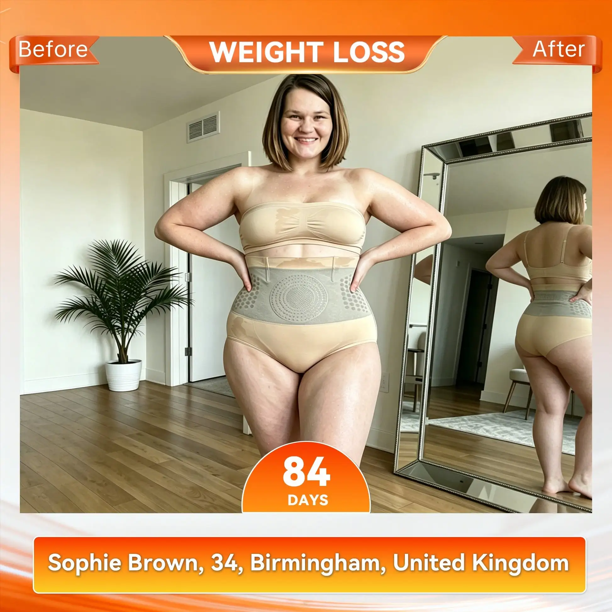 Moringa & Berberine 4-In-1 Toning & Shaping Shorts - Image 4