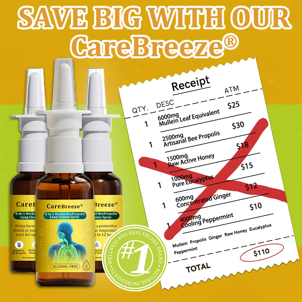 6-in-1 Herbal BeePropolis Lung Cleanse Spray