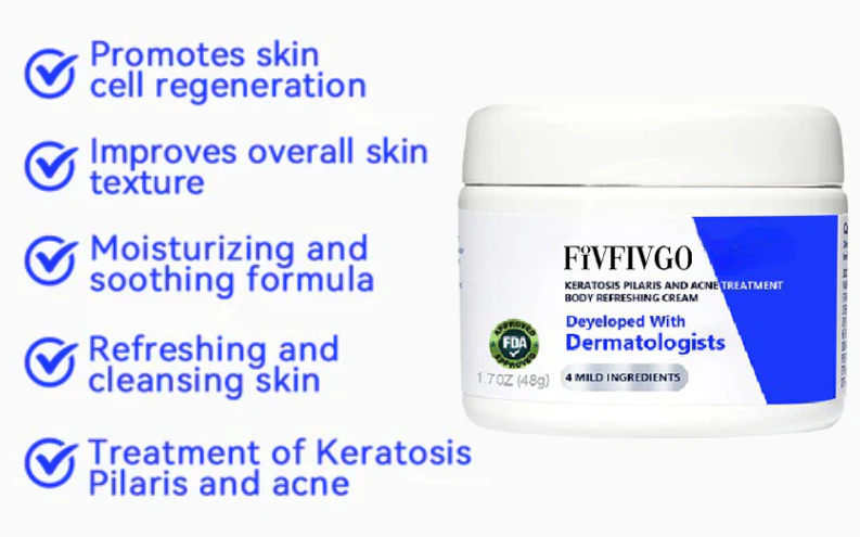 Keratosis Pilaris & Akne Behandlung Körper Erfrischende Creme - Image 6