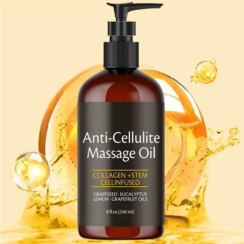 Slimoly Anti Cellulite Massage Oil - Skin Tightening Moisturizing