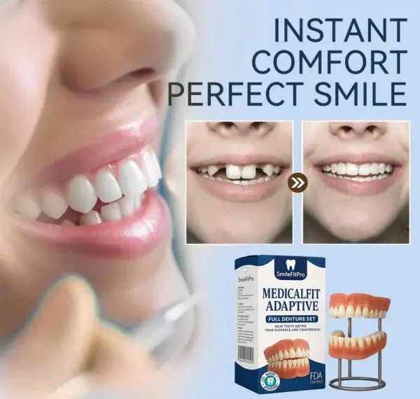 – MedicalFit Adaptive Dentures – Suitable for all mouth shapes perfect fit - Image 3
