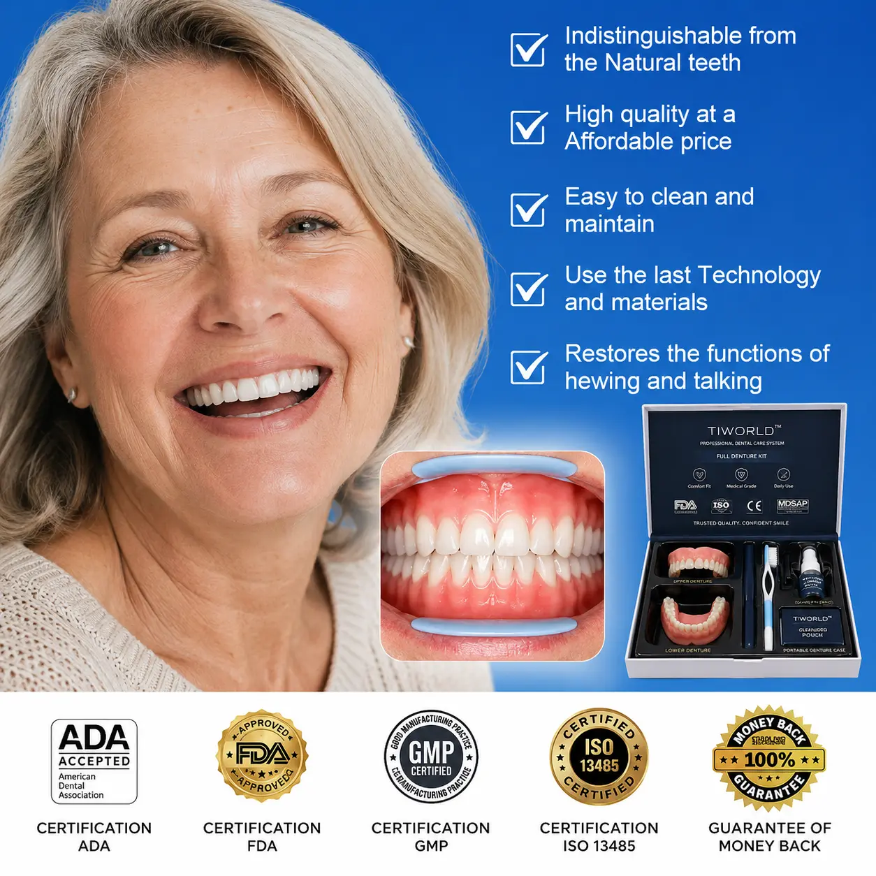 Custom-Fit Dentures - Image 2