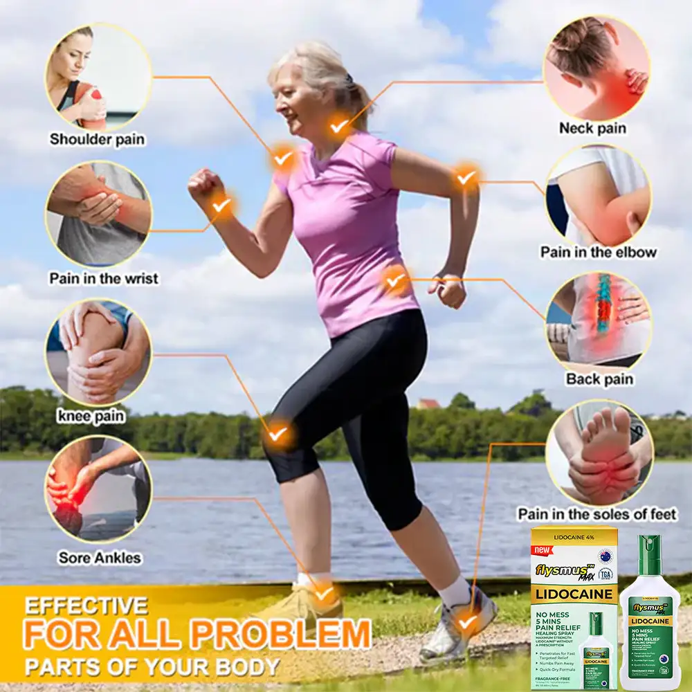 Lidocaine 5Mins Pain Relief Healing Spray - Image 7