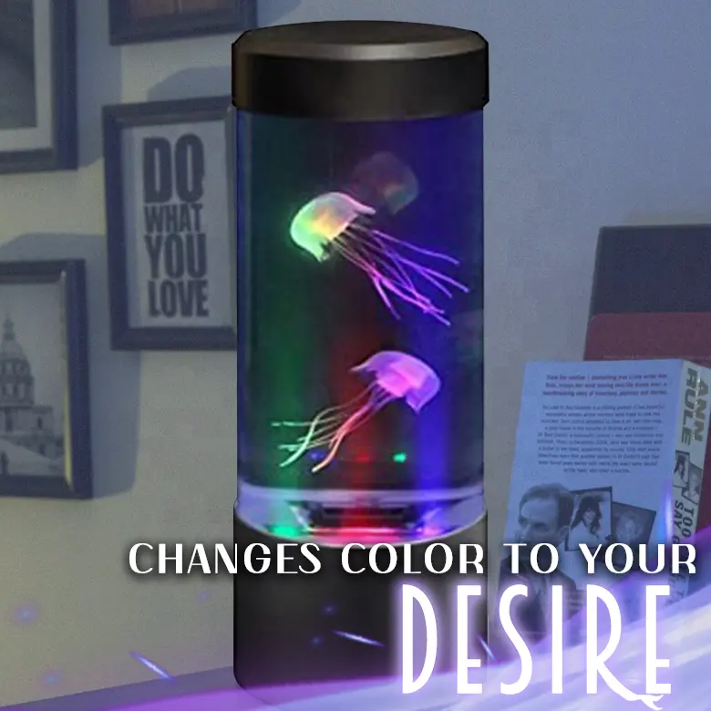 AquaMood Jelly Fish Aquarium Mood Lamp - Image 2