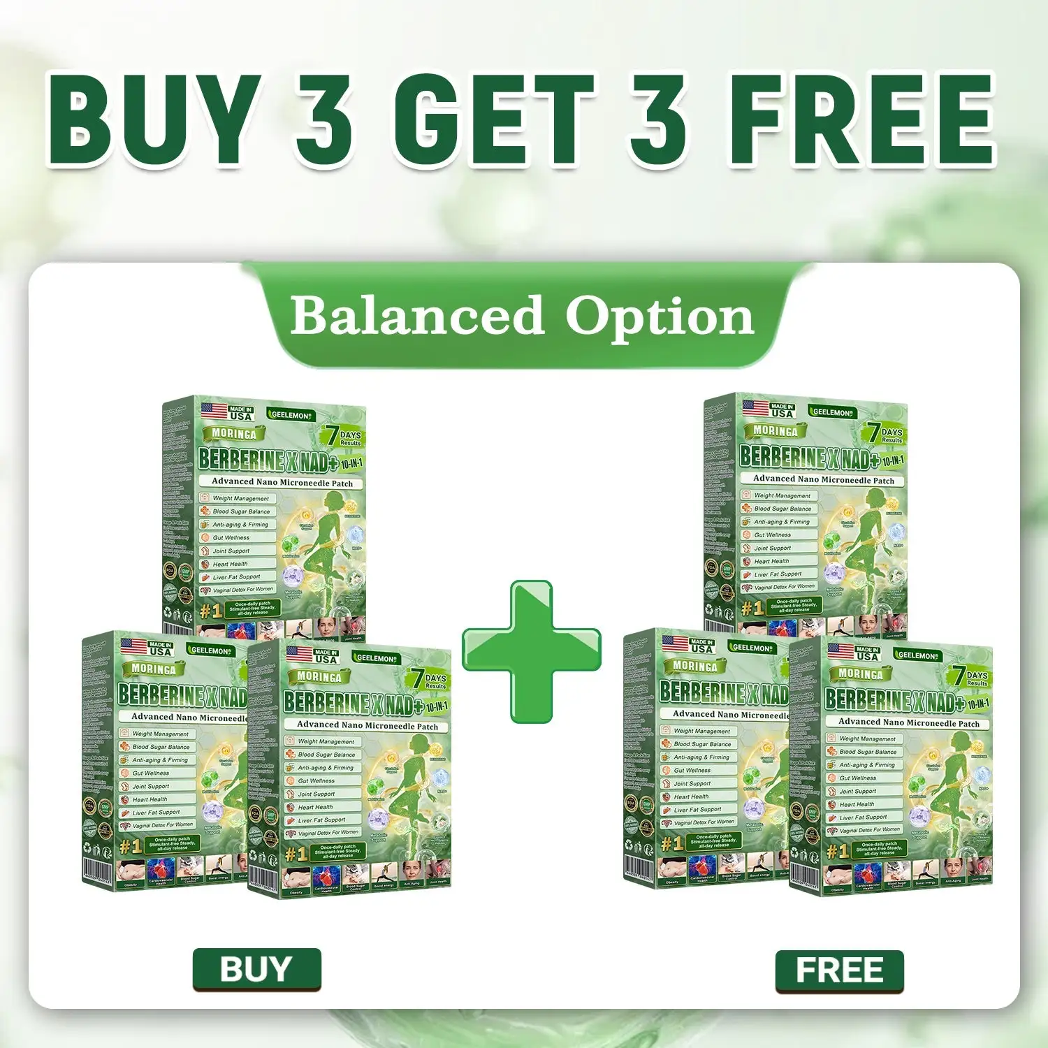 10-in-1 Weight Management Patch With Moringa - Berberine & NAD+ - Image 16