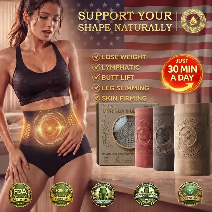 2026 Moringa and Berberine 4-in-1 Microparticle Shaping and Fat Burning Shorts