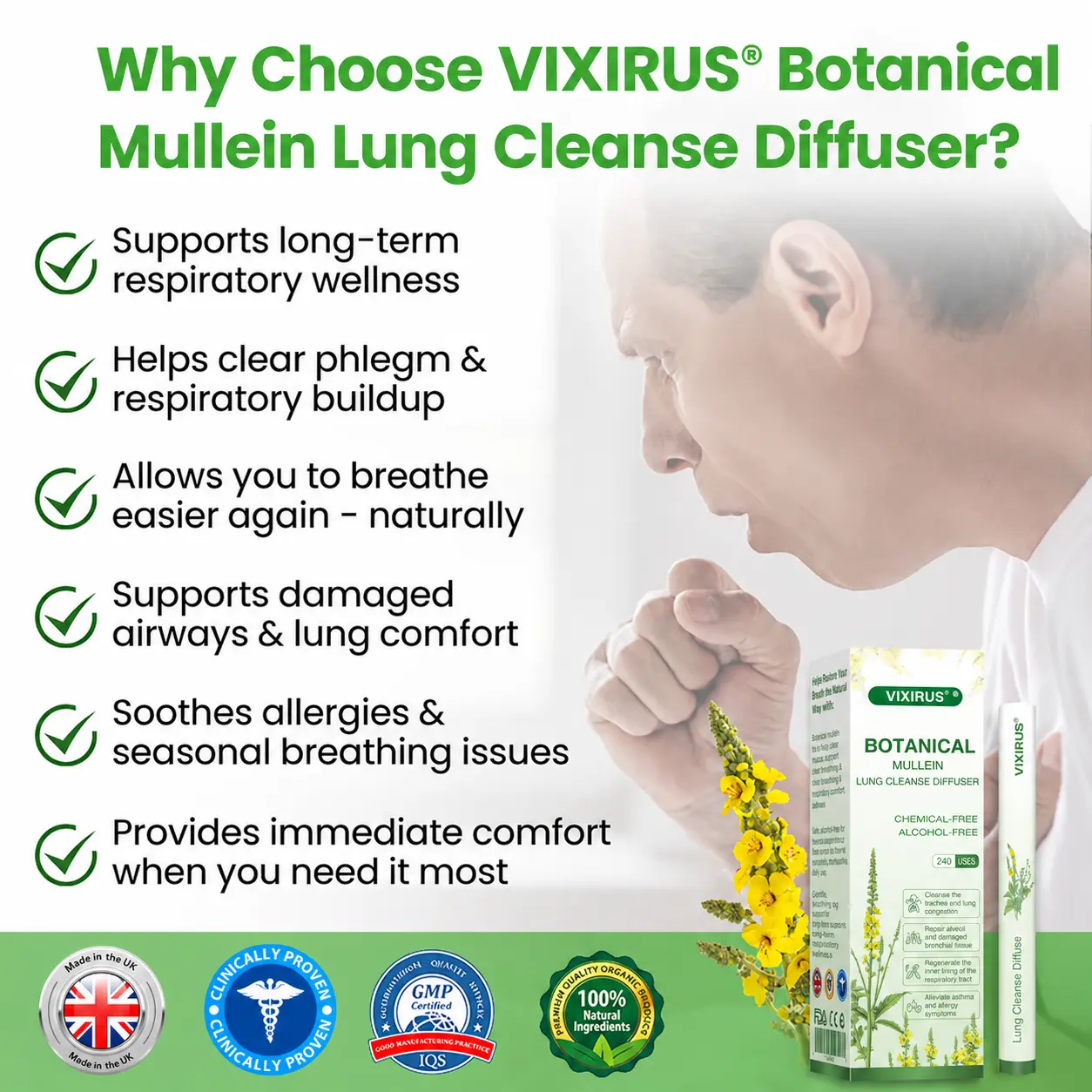 Botanical Mullein Lung Cleanse Diffuser - Image 3