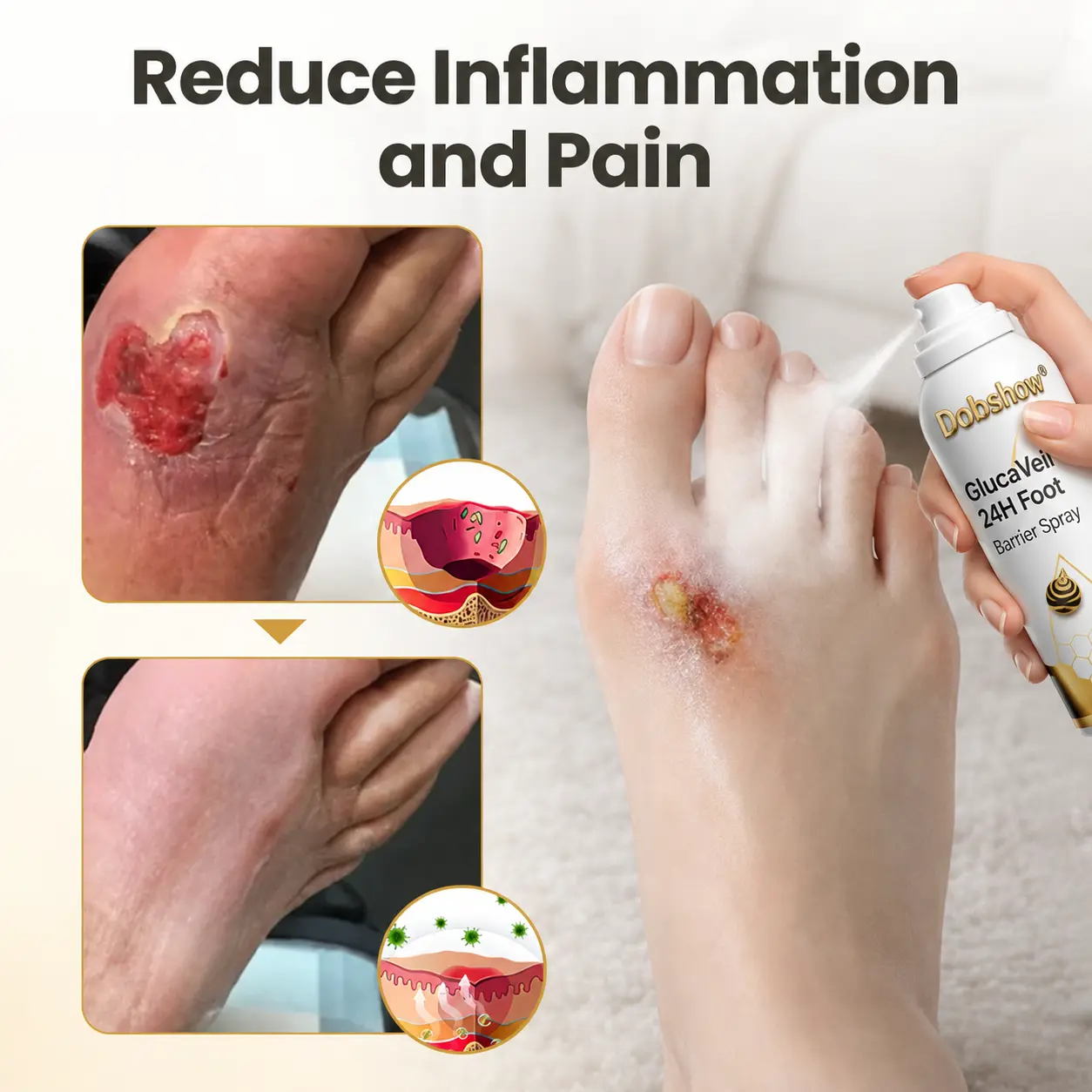 GlucaVeil 24H Foot Barrier Spray - Image 4
