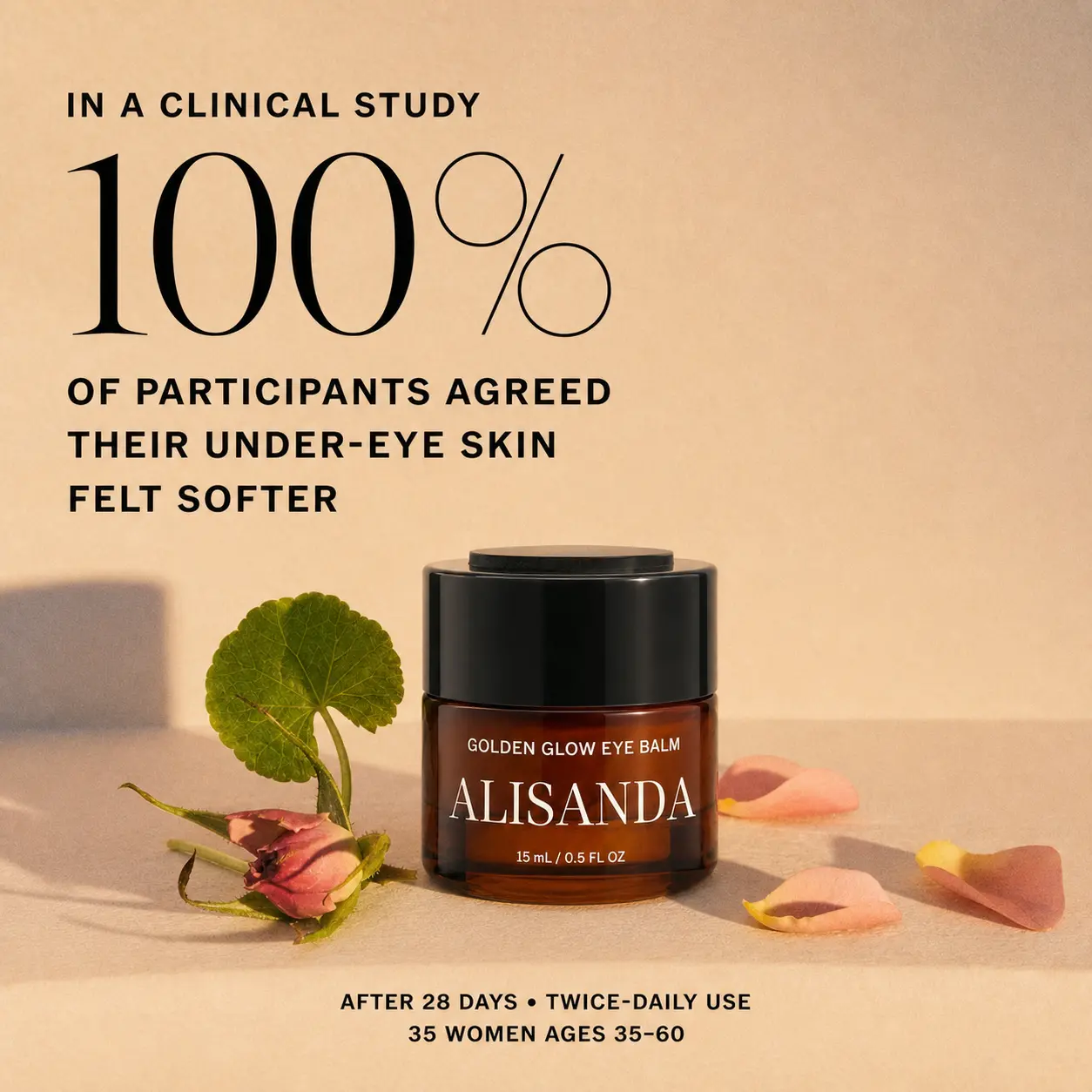 ALISANDA Golden Glow Eye Balm — Ghee + Gotu Kola - Image 5