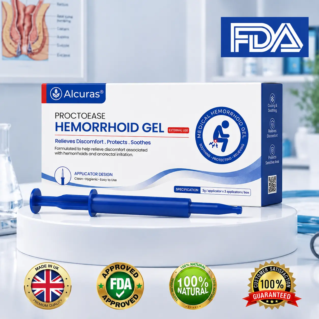 ProctoEase Hemorrhoid Gel