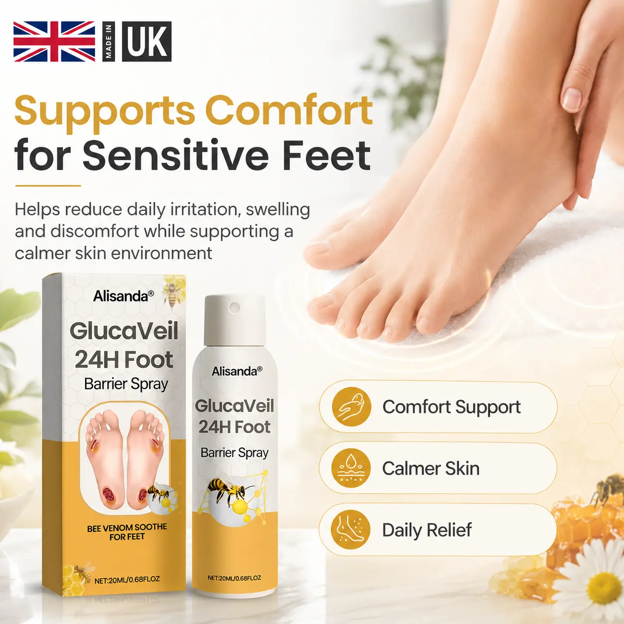 GlucaVeil 24H Foot Barrier Spray - Image 11