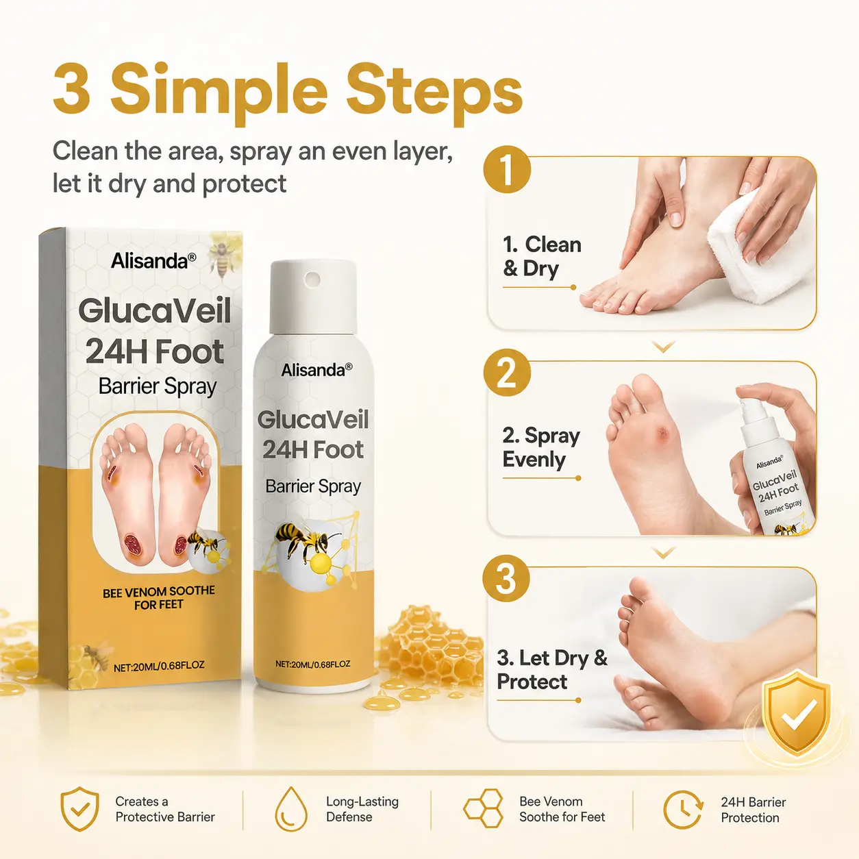 GlucaVeil 24H Foot Barrier Spray - Image 13