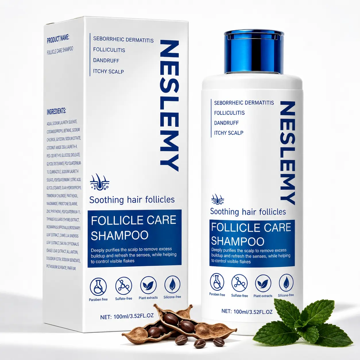 NESLEMY Folliculitis Shampoo for Itchy