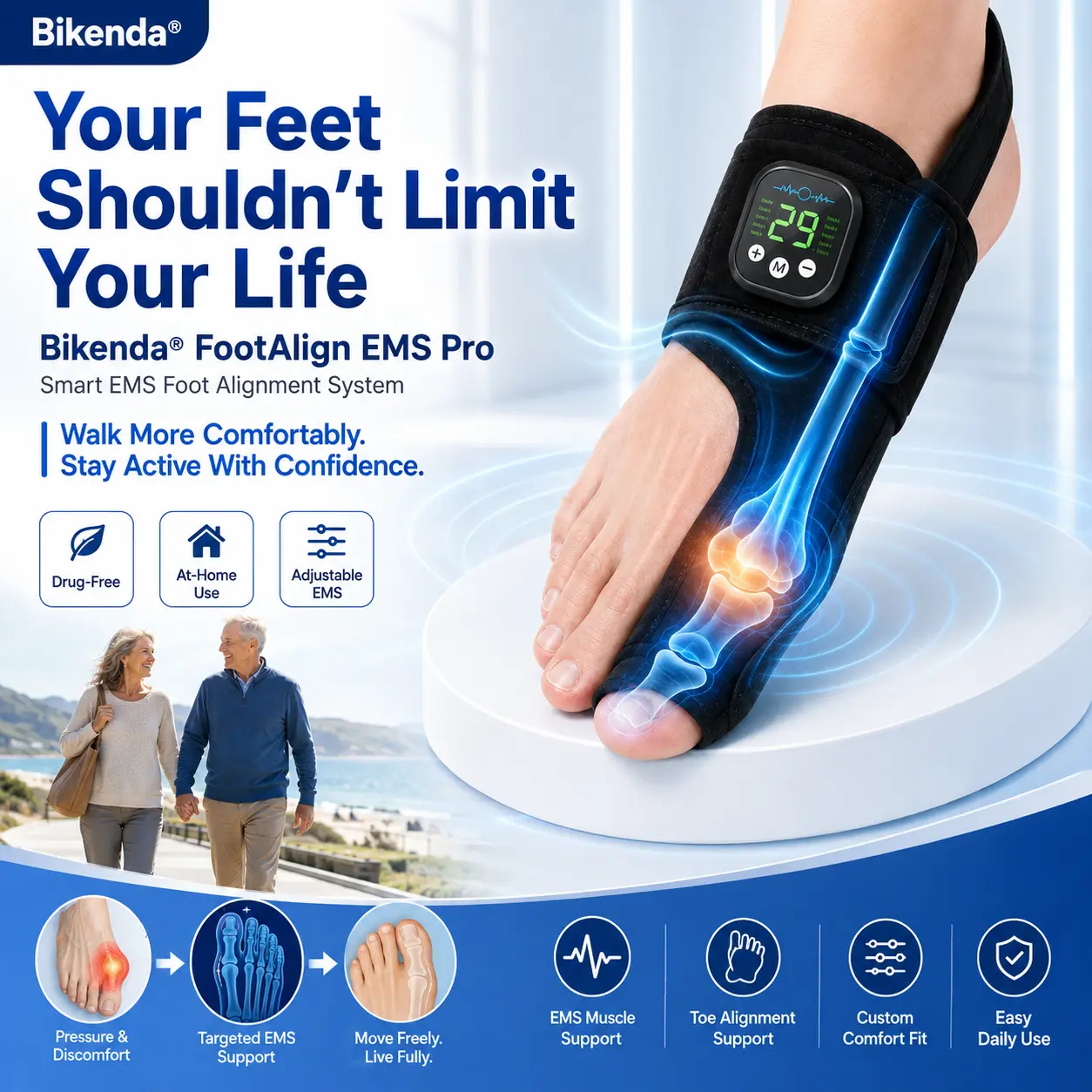 FootAlign EMS Pro - Advanced EMS Foot Support System