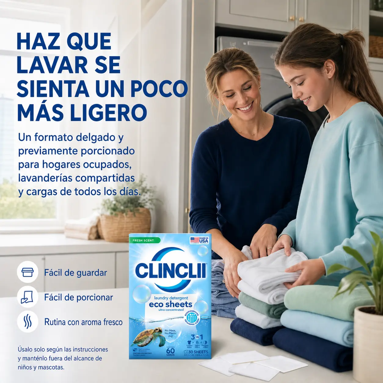 CLINCLII Hojas de Detergente para Ropa - Image 9